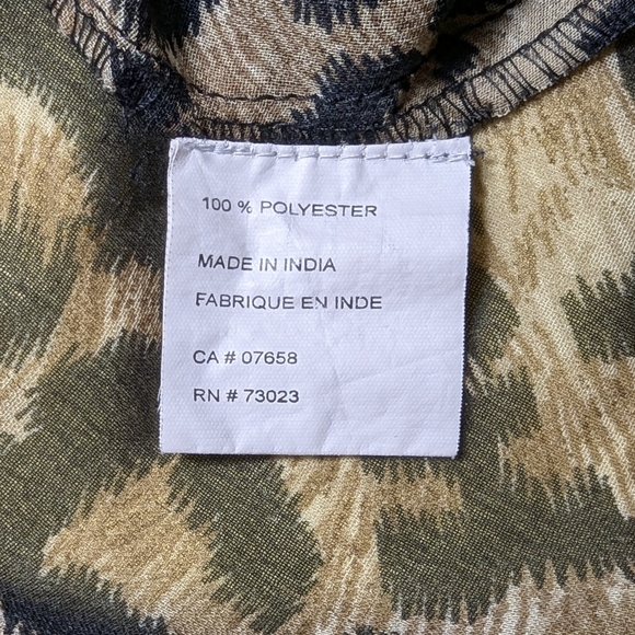 Leopard Print Sheer Blouse - Picture 12 of 12